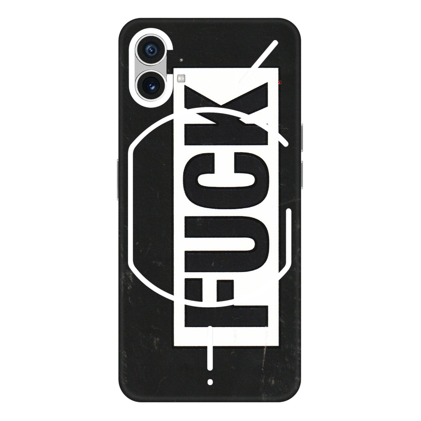 Nothing Phone Skins (All Models) - The F Word - 3D Embossed Finish (L-255) Nothing Phone 1 5G