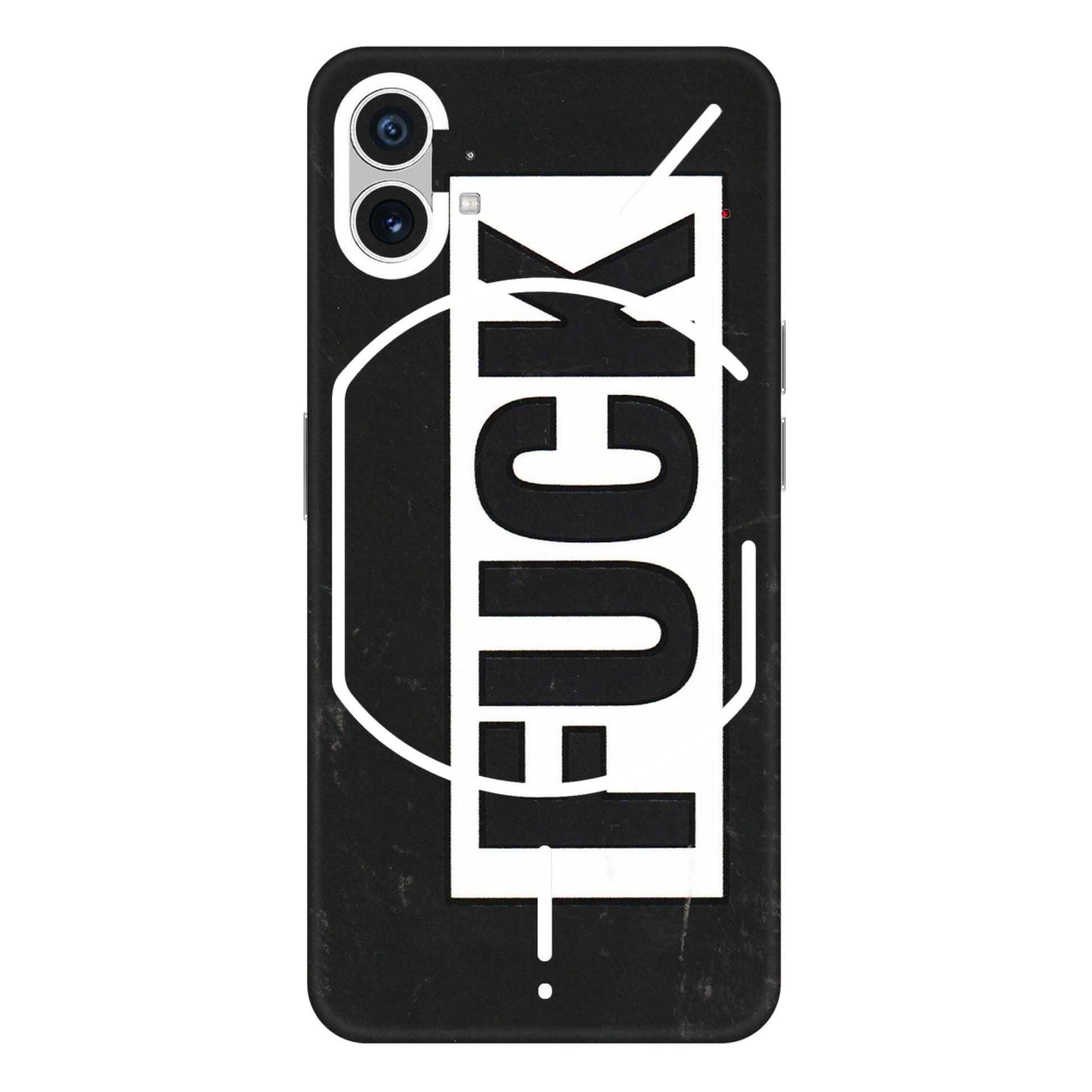 Nothing Phone Skins (All Models) - The F Word - 3D Embossed Finish (L-255) Nothing Phone 1 5G