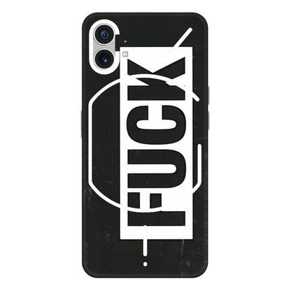Nothing Phone Skins (All Models) - The F Word - 3D Embossed Finish (L-255) Nothing Phone 1 5G