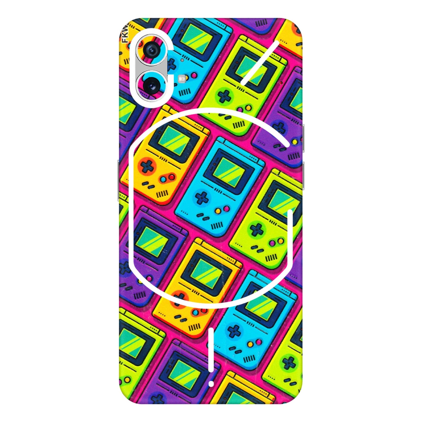 Nothing Phone Skins (All Models) - Gameboy Colourful  Latest - 3D Embossed Finish (L-266) Nothing Phone 1 5G