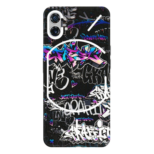 Nothing Phone Skins (All Models) - Graffiti Killer  Latest - 3D Embossed Finish (L-274) Nothing Phone 1 5G