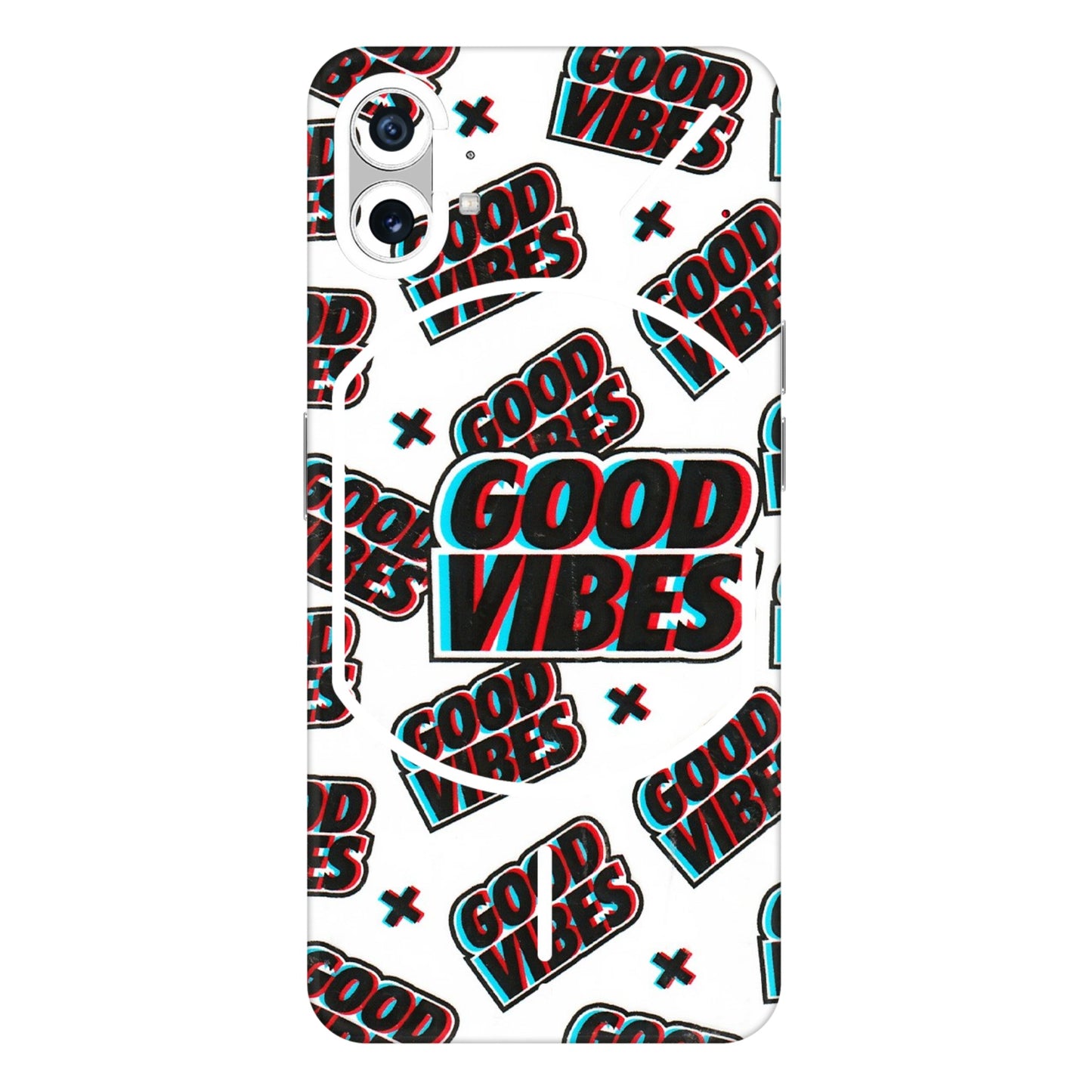 Nothing Phone Skins (All Models) - Good Vibes  Latest - 3D Embossed Finish (L-282) Nothing Phone 1 5G