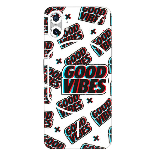Nothing Phone Skins (All Models) - Good Vibes  Latest - 3D Embossed Finish (L-282) Nothing Phone 1 5G