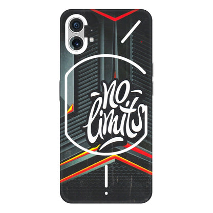 Nothing Phone Skins (All Models) - No Limits  Latest - 3D Embossed Finish (L-286) Nothing Phone 1 5G
