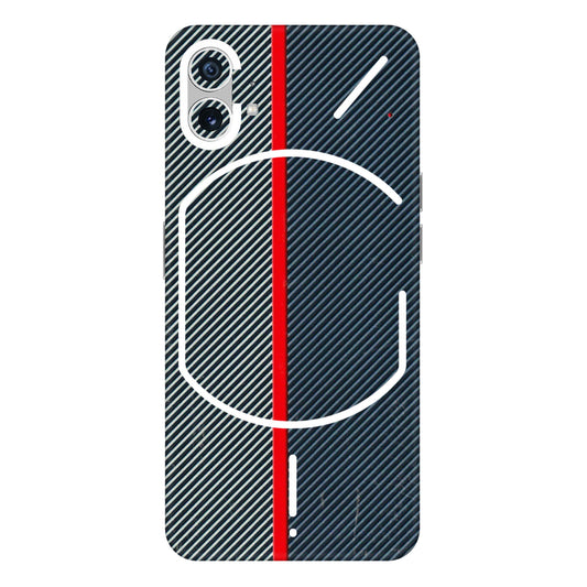 Nothing Phone Skins (All Models) - Blue Sober Lines - 3D Embossed Finish (L-305) Nothing Phone 1 5G