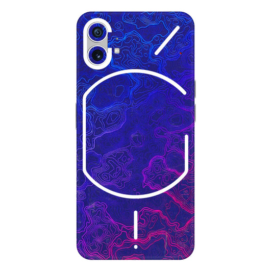 Nothing Phone Skins (All Models) - Purple Ripples Swirl - 3D Embossed Finish (L-314) Nothing Phone 1 5G