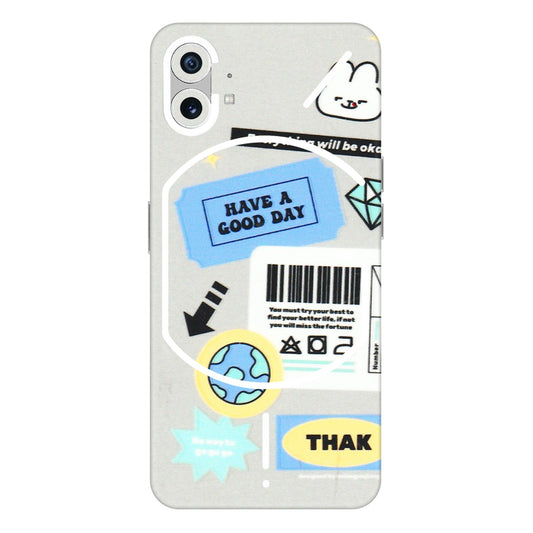 Nothing Phone Skins (All Models) - Will Be Okay Design - 3D Embossed Finish (L-316) Nothing Phone 1 5G