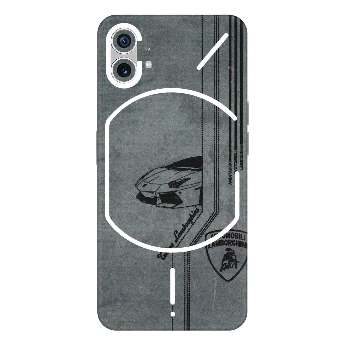 Nothing Phone Skins (All Models) - New Lamborgini Aventador - 3D Embossed Finish (L-321) Nothing Phone 1 5G