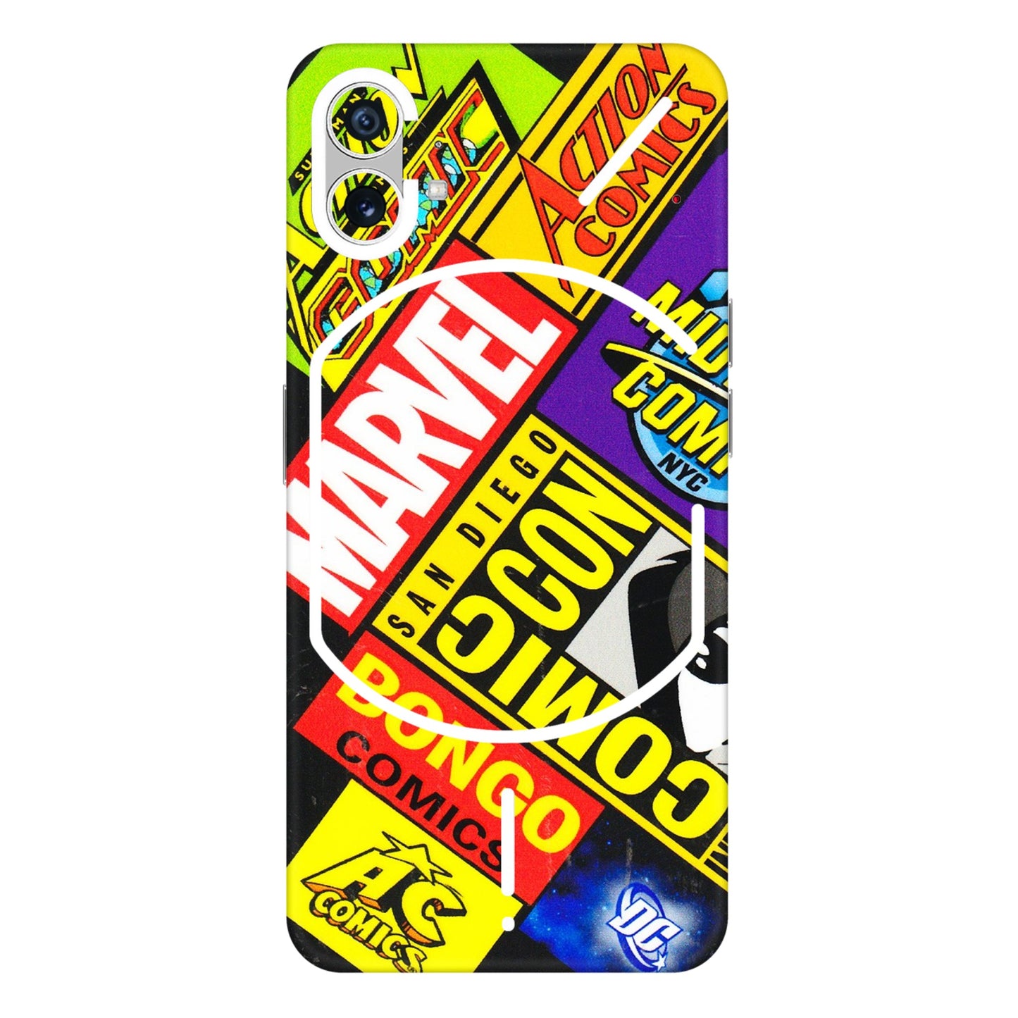 Nothing Phone Skins (All Models) - Bongo Comic Con - 3D Embossed Finish (L-325) Nothing Phone 1 5G