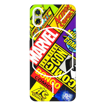 Nothing Phone Skins (All Models) - Bongo Comic Con - 3D Embossed Finish (L-325) Nothing Phone 1 5G