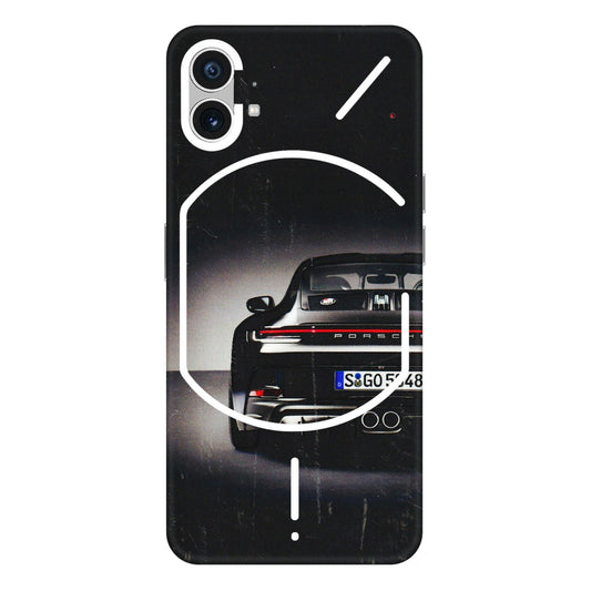 Nothing Phone Skins (All Models) - New Black Porsche GT3 - 3D Embossed Finish (L-327) Nothing Phone 1 5G