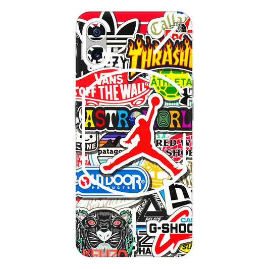 Nothing Phone Skins (All Models) - Multi Brands Sticker Graffiti - 3D Embossed Finish (L-37) Nothing Phone 1 5G