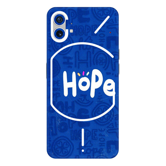 Nothing Phone Skins (All Models) - Hope Doodles Blue - 3D Embossed Finish (L-43) Nothing Phone 1 5G