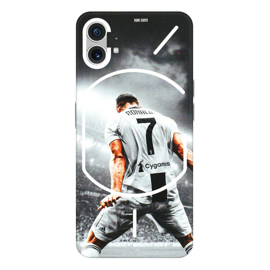 Nothing Phone Skins (All Models) - Ronaldo CR7 Crazy - 3D Embossed Finish (L-44) Nothing Phone 1 5G