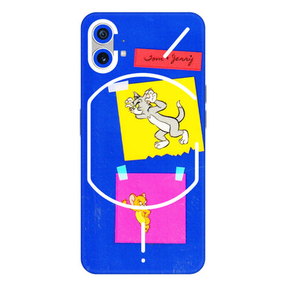 Nothing Phone Skins (All Models) - Tom N Jerry Sticky Notes - 3D Embossed Finish (L-88) Nothing Phone 1 5G