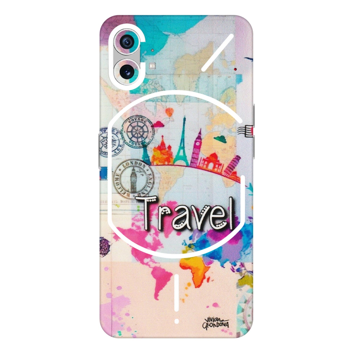 Nothing Phone Skins (All Models) - Travel The Wonders - Matte Finish (M-108) Nothing Phone 1 5G