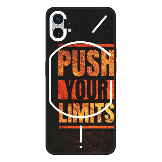 Nothing Phone Skins (All Models) - Push Your Limits  Latest - Matte Finish (M-118) Nothing Phone 1 5G