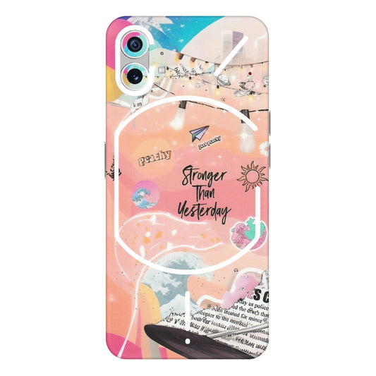 Nothing Phone Skins (All Models) - Stronger Then Yesterday - Matte Finish (M-128) Nothing Phone 1 5G