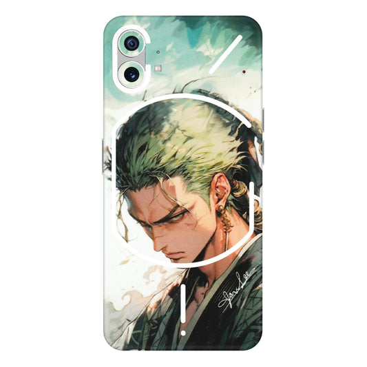 Nothing Phone Skins (All Models) - New Roronoa Zoro One Picece Anime - Matte Finish (M-140) Nothing Phone 1 5G