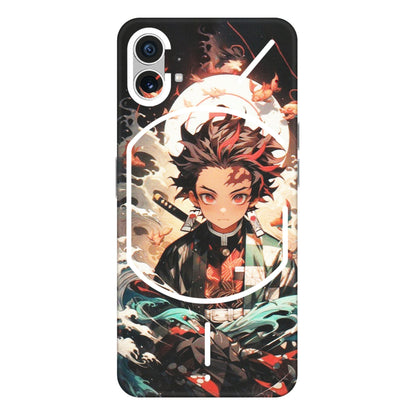 Nothing Phone Skins (All Models) - Tanjiro Demon Slayer Anime - Matte Finish (M-158) Nothing Phone 1 5G