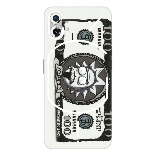 Nothing Phone Skins (All Models) - Rick And Morty Hundred Dollar Anime - Matte Finish (M-161) Nothing Phone 1 5G