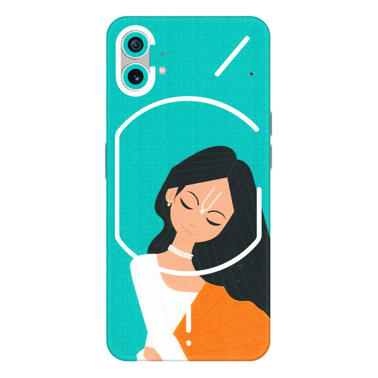 Nothing Phone Skins (All Models) - Radhe Radhe With Hindu Symbol - Matte Finish (M-164) Nothing Phone 1 5G