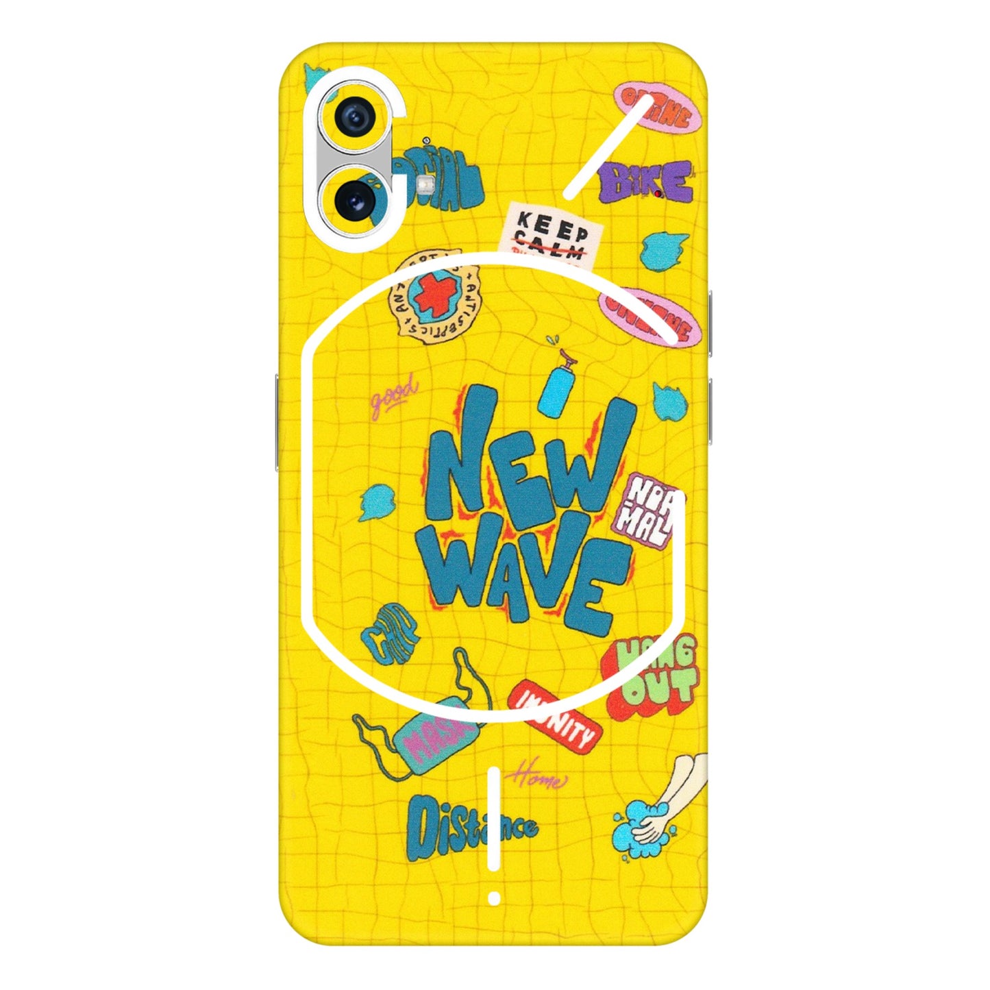 Nothing Phone Skins (All Models) - New Wave Life - Matte Finish (M-17) Nothing Phone 1 5G