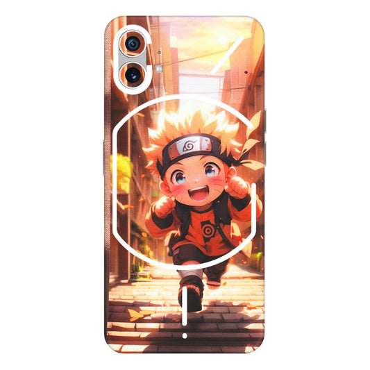Nothing Phone Skins (All Models) - Naruto Cute Toon Running - Matte Finish (M-04) Nothing Phone 1 5G