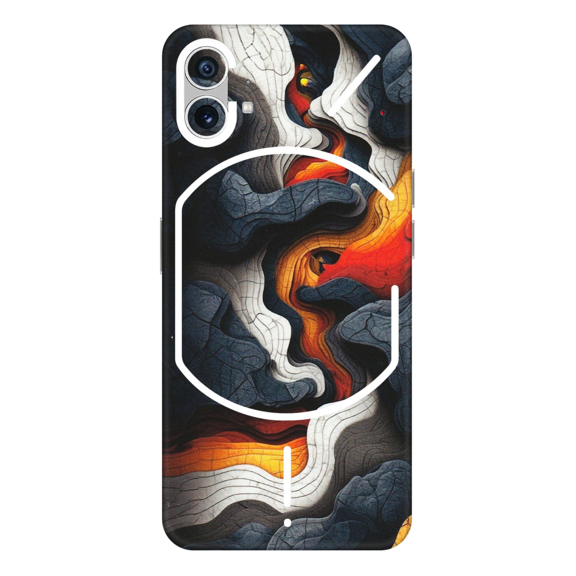 Nothing Phone Skins (All Models) - Abstract Volcanic Layers - Matte Finish (M-52) Nothing Phone 1 5G
