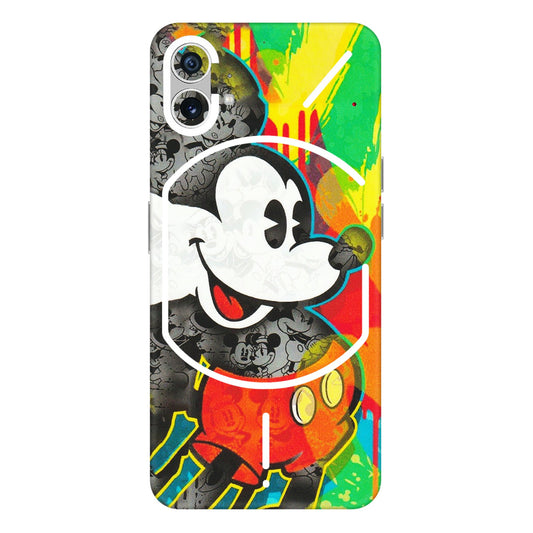 Nothing Phone Skins (All Models) - Multiple Mickey With Colourful Texture - Matte Finish (M-84) Nothing Phone 1 5G