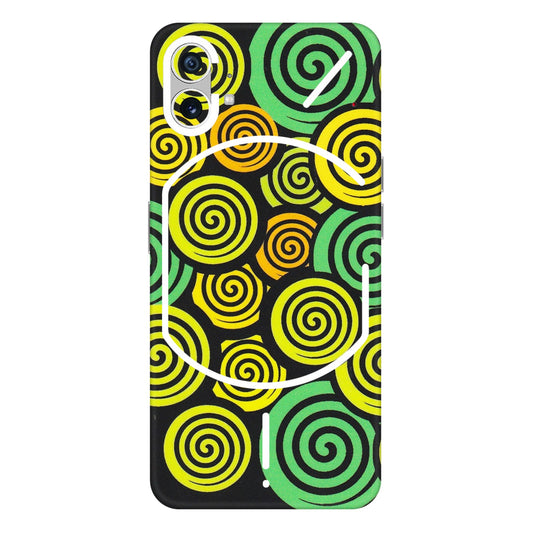 Nothing Phone Skins (All Models) - Funky Crazy Spiral - Funky Matte Finish (M-91) Nothing Phone 1 5G