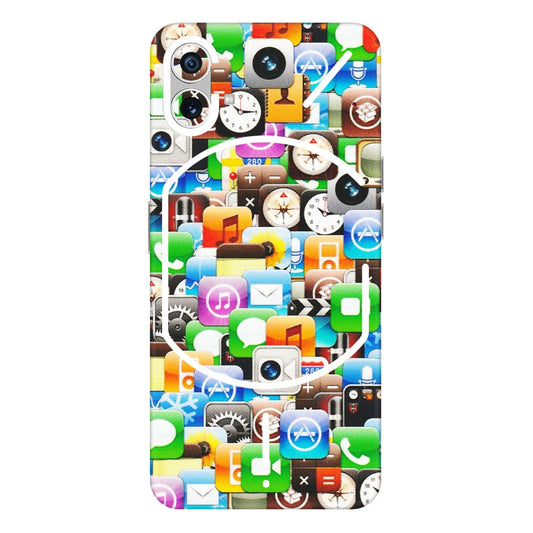 Nothing Phone Skins (All Models) - All Apple Icons - Matte Finish (M-93) Nothing Phone 1 5G