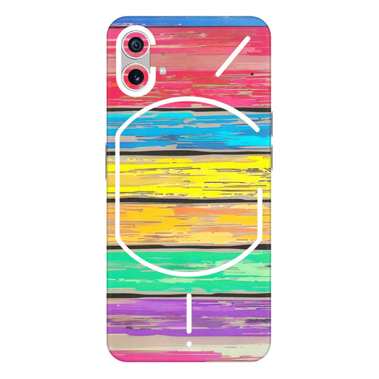 Nothing Phone Skins (All Models) - Multi Colour Wooden Wall - Matte Finish (M-96) Nothing Phone 1 5G