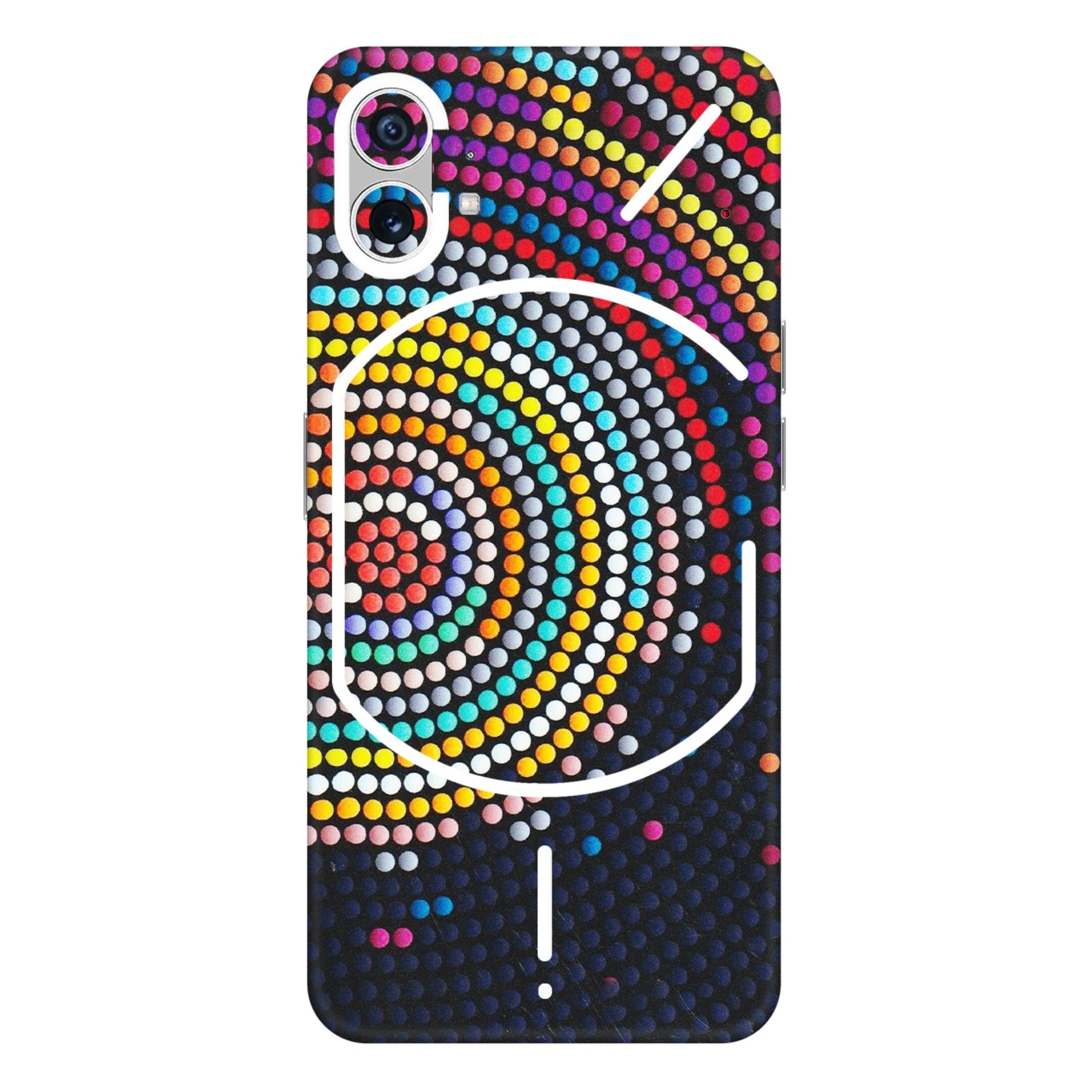 Nothing Phone Skins (All Models) - Rainbow Dot Mandala - Matte Finish (M-97) Nothing Phone 1 5G
