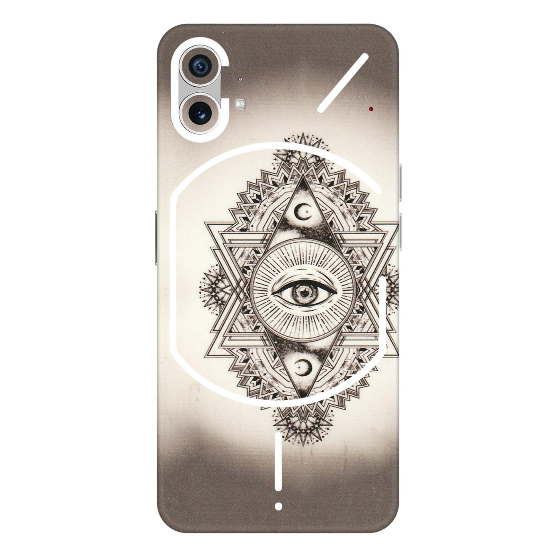 Nothing Phone Skins (All Models) - Tranzy Series Illuminati Great Eye - Transparent Finish (T-14) Nothing Phone 1 5G