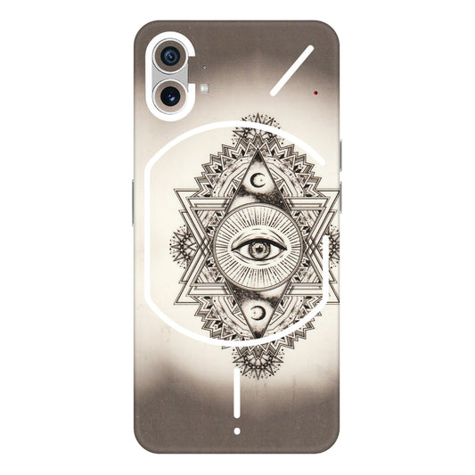 Nothing Phone Skins (All Models) - Tranzy Series Illuminati Great Eye - Transparent Finish (T-14) Nothing Phone 1 5G