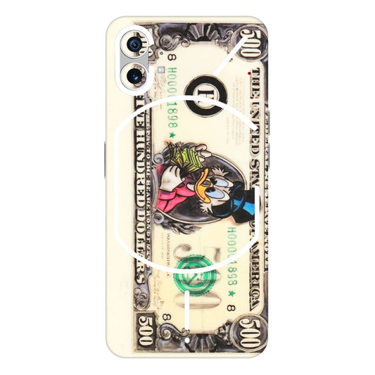 Nothing Phone Skins (All Models) - Tranzy Series Five Hundred Dollar Duck - Transparent Finish (T-15) Nothing Phone 1 5G