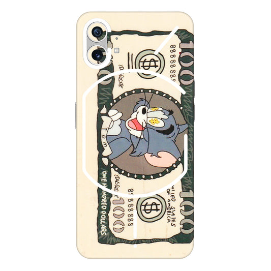 Nothing Phone Skins (All Models) - Tranzy Series One Hundred Dollar Tom - Transparent Finish (T-16) Nothing Phone 1 5G