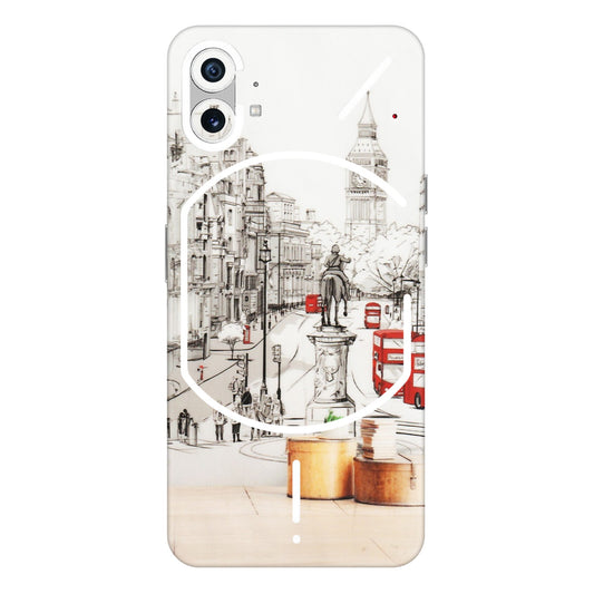 Nothing Phone Skins (All Models) - Tranzy Series London Street - Transparent Finish (T-2) Nothing Phone 1 5G