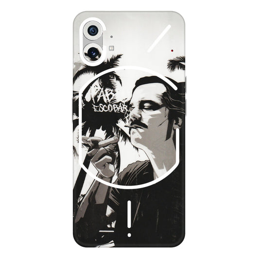 Nothing Phone Skins (All Models) - Tranzy Series Pab Escobar - Transparent Finish (T-5) Nothing Phone 1 5G