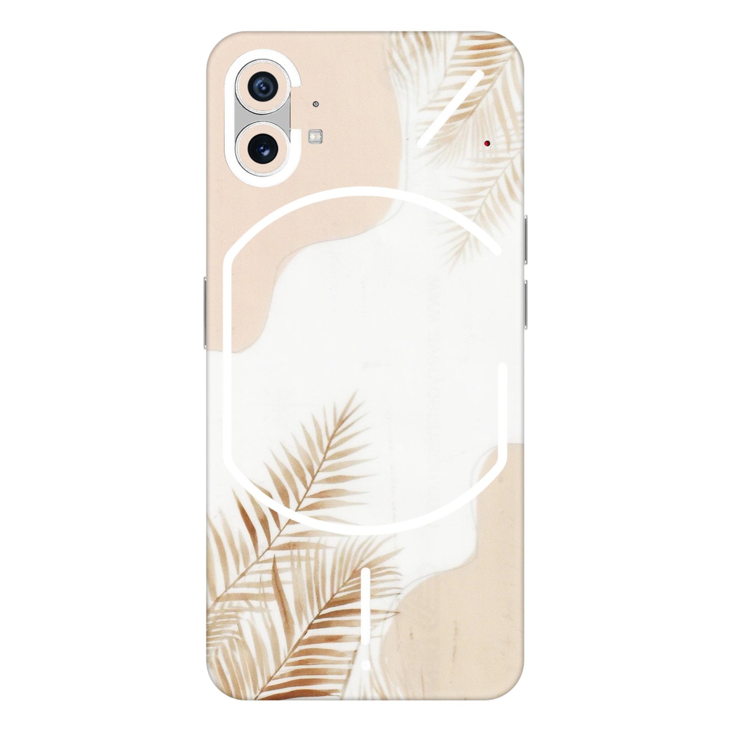 Nothing Phone Skins (All Models) - Tranzy Series Gold Petals Abstract - Transparent Finish (T-8) Nothing Phone 1 5G