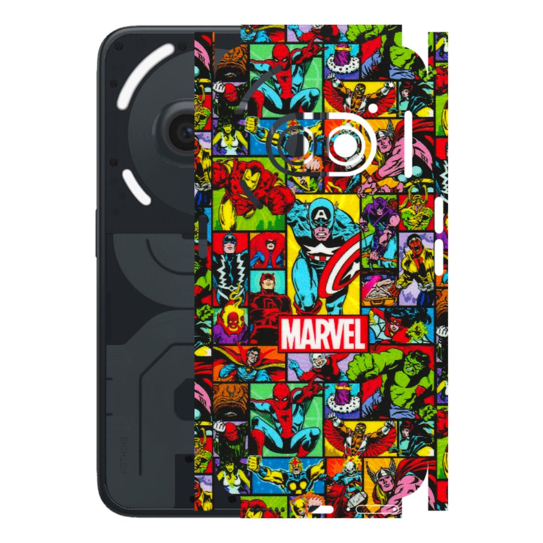 Nothing Phone Skins (All Models) - MARVELOUS Comic Characters - 3D Embossed Finish (L-129) Nothing Phone 2A