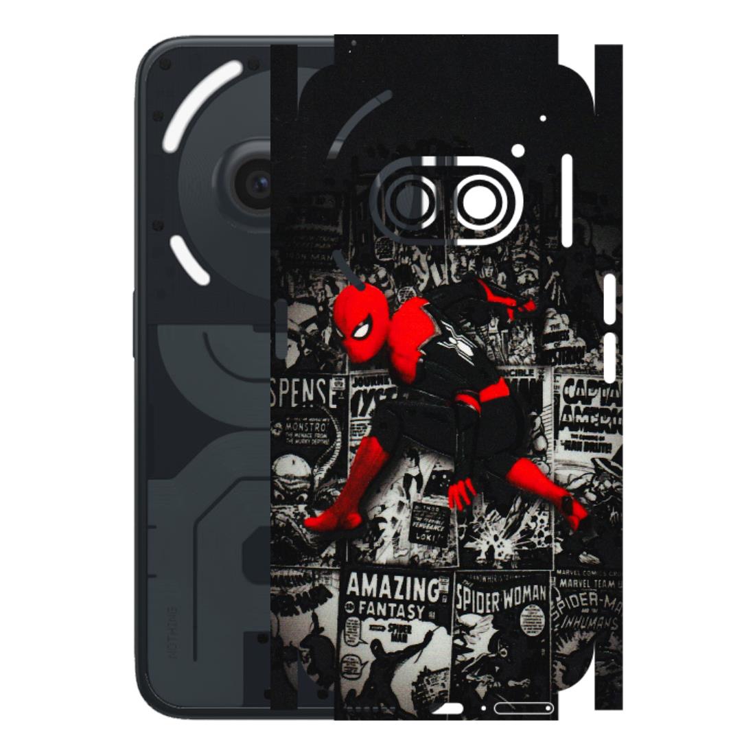 Nothing Phone Skins (All Models) - SpiderMan New - 3D Embossed Finish (L-162) Nothing Phone 2A