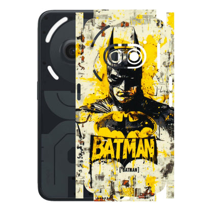 Nothing Phone Skins (All Models) - Batman Yellow BT - 3D Embossed Finish (L-304) Nothing Phone 2A