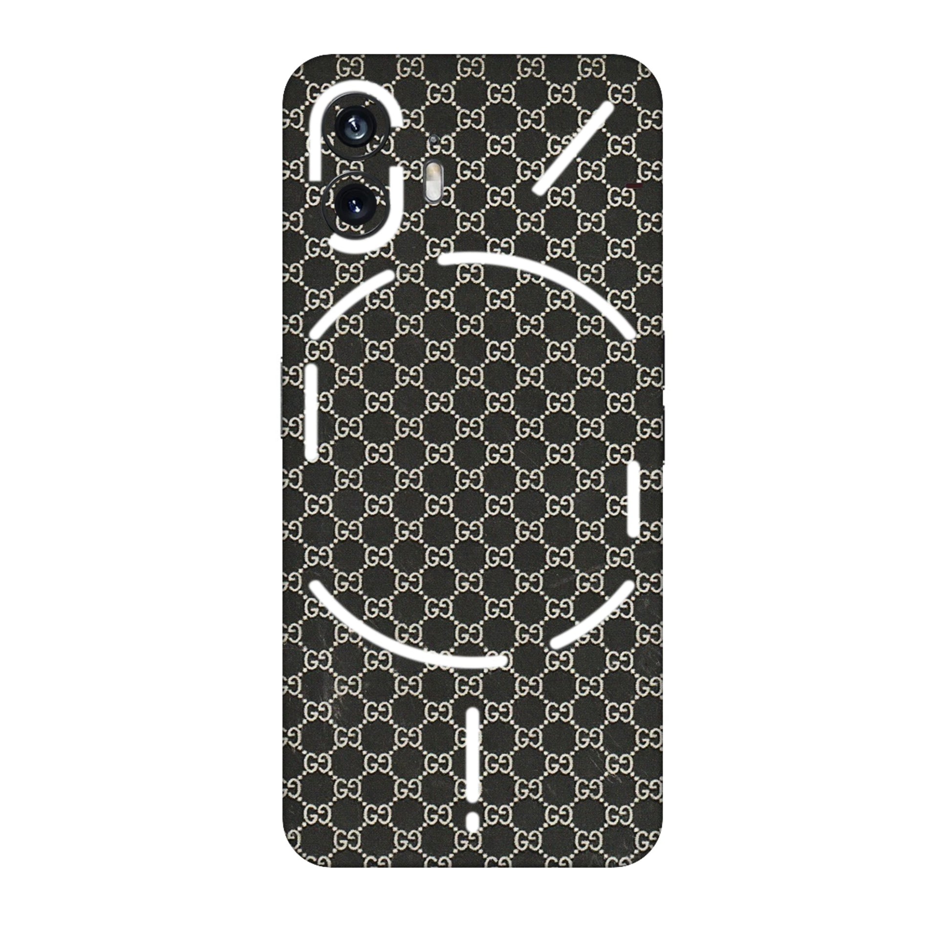 Nothing Phone Skins (All Models) - Black G Print - 3D Embossed Finish (L-109) Nothing Phone 2