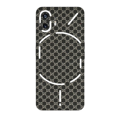 Nothing Phone Skins (All Models) - Black G Print - 3D Embossed Finish (L-109) Nothing Phone 2