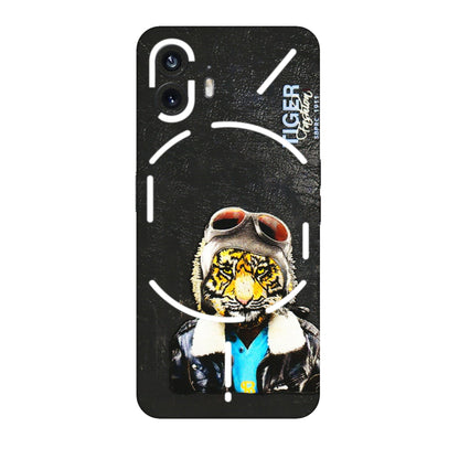 Nothing Phone Skins (All Models) - Rider Tiger - 3D Embossed Finish (L-113) Nothing Phone 2