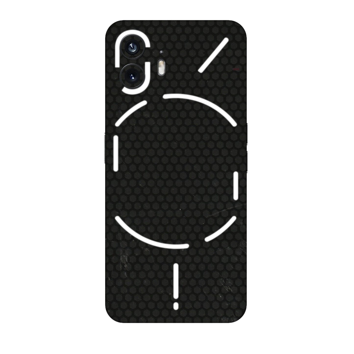 Nothing Phone Skins (All Models) - Black honeycomb - 3D Embossed Finish (L-114) Nothing Phone 2