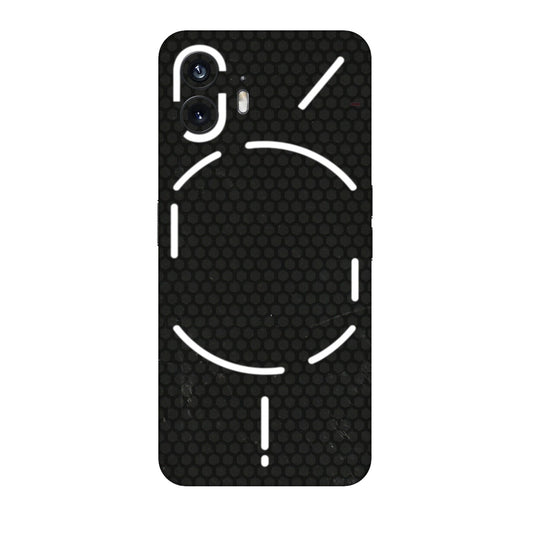 Nothing Phone Skins (All Models) - Black honeycomb - 3D Embossed Finish (L-114) Nothing Phone 2