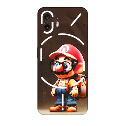 Nothing Phone Skins (All Models) - Little Mario - 3D Embossed Finish (L-119) Nothing Phone 2